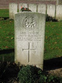 La Kreule Military Cemetery Hazebrouck - Blackley, Jacob