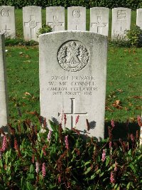 La Kreule Military Cemetery Hazebrouck - McConnell, William
