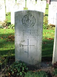 La Kreule Military Cemetery Hazebrouck - McPherson, D