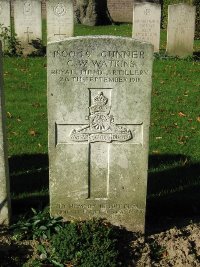 La Kreule Military Cemetery Hazebrouck - Watkins, Charles William