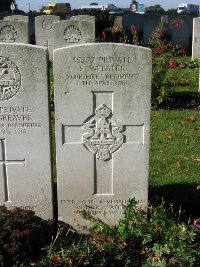 La Kreule Military Cemetery Hazebrouck - Webster, S