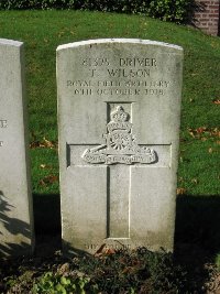 La Kreule Military Cemetery Hazebrouck - Wilson, Thomas