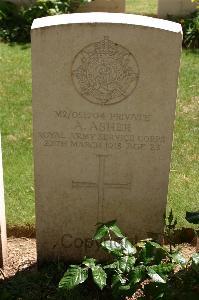Namps-Au-Val British Cemetery - Asher, A
