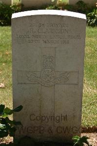 Namps-Au-Val British Cemetery - Clarkson, H