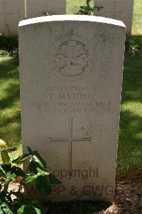 Namps-Au-Val British Cemetery - Mather, T