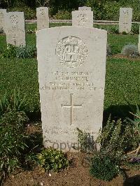 Sangro River War Cemetery - Bourne, John Edward