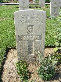 Sangro River War Cemetery - Brown, Harold James
