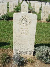 Sangro River War Cemetery - Driver, D