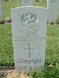 Sangro River War Cemetery - Everson, John
