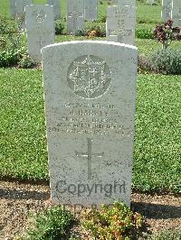 Sangro River War Cemetery - Harvey, Harry