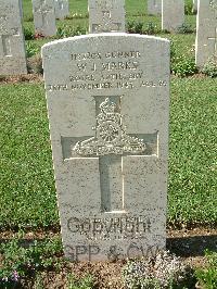 Sangro River War Cemetery - Marks, William John