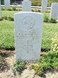 Sangro River War Cemetery - Matthews, Thomas Hadyne