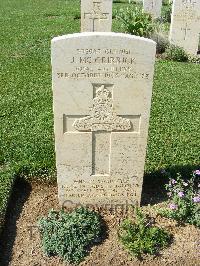 Sangro River War Cemetery - McCrirrick, Jack