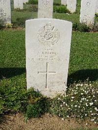 Sangro River War Cemetery - Parkes, Alan John