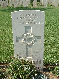 Sangro River War Cemetery - Valentine, Peter George