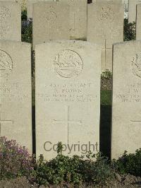 Noeux-Les-Mines Communal Cemetery - Brown, Arthur