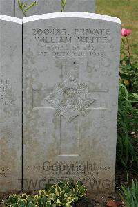 Bois Guillaume Communal Cemetery Extension - White, William