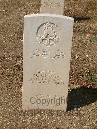 Photograph of the final resting place of Allah Ditta, - The War Graves ...