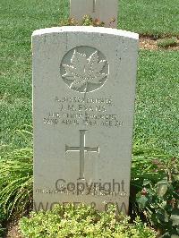Cassino War Cemetery - Evans, Jack Mervin