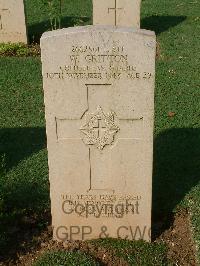 Cassino War Cemetery - Gritton, Wilfred