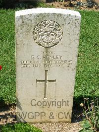 Cassino War Cemetery - Henley, Edward Charles