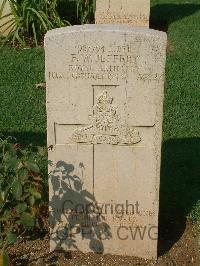 Cassino War Cemetery - Jeffery, Frank W.