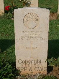 Cassino War Cemetery - Jennings, James