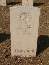 Cassino War Cemetery - Jooste, J H