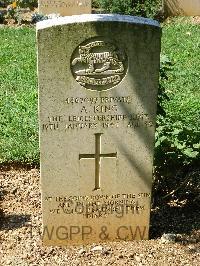 Cassino War Cemetery - King, Alfred