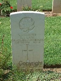 Cassino War Cemetery - Lang, Robert S.