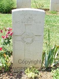 Cassino War Cemetery - Leef, Arthur