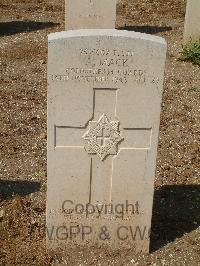 Cassino War Cemetery - MacK, Andrew