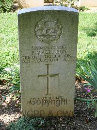 Cassino War Cemetery - Mallinson, Philip