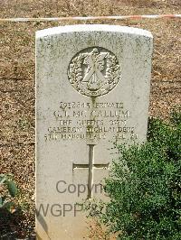 Cassino War Cemetery - McCallum, George Inglis