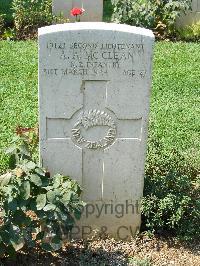 Cassino War Cemetery - McClean, Alfred Abram