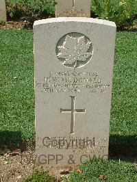 Cassino War Cemetery - McDonald, Douglas William