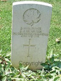 Cassino War Cemetery - McGrath, John Joseph