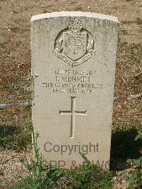 Cassino War Cemetery - Mehmet, I