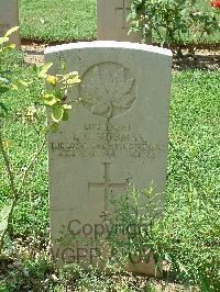 Cassino War Cemetery - Sherman, Laurence Gillmor