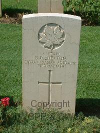Cassino War Cemetery - Shelton, Richard Edward