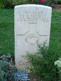 Cassino War Cemetery - Thomson, John James Warden