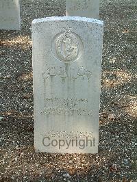 Cassino War Cemetery - Usman, 