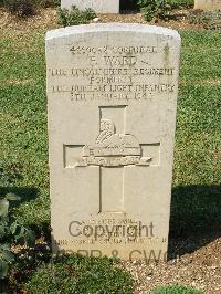 Cassino War Cemetery - Ward, Frederick