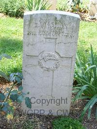 Cassino War Cemetery - Warren, Edgar Bertie