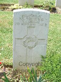 Cassino War Cemetery - White, Frank Charles