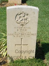 Cassino War Cemetery - York, Frederick