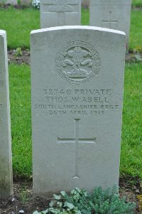 Etaples Military Cemetery - Abell, Thomas W.