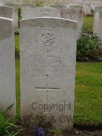 Etaples Military Cemetery - Burnside, J