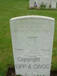 Etaples Military Cemetery - Cribb, Thomas Smith