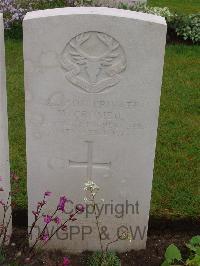 Etaples Military Cemetery - Crombie, W